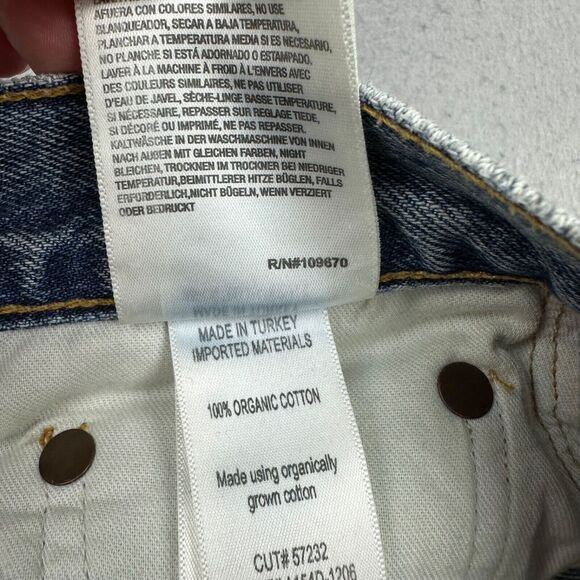 NWT AGOLDE 90's Pinch Waist Jeans Women's Size 24 Endless Distressed Straight - Picture 13 of 14